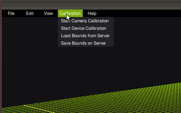 mocap studio file menu