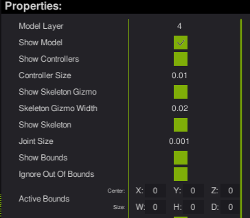 mocap studio selection menu