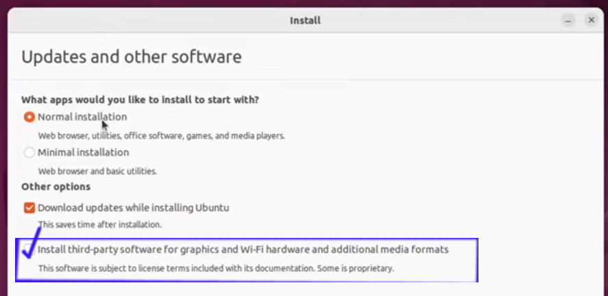 Enable third-party software